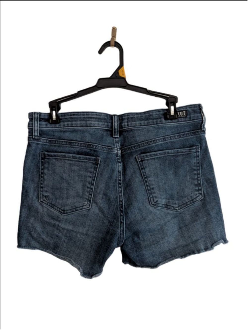 KUT From The Kloth Gidget Fray Denim Shorts Size 8 - Picture 4 of 9